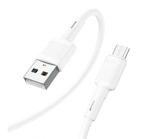 Дата кабель Hoco X83 Victory USB to MicroUSB (1m) White