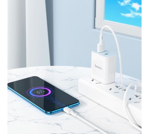 Дата кабель Hoco X83 Victory USB to MicroUSB (1m) White