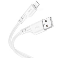 Дата кабель Hoco X97 Crystal color USB to Lightning (1m) White
