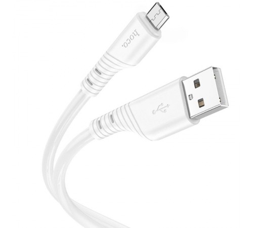 Дата кабель Hoco X97 Crystal color USB to MicroUSB (1m) White