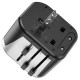 МЗП Hoco AC5 Level 2USB+Socket Black