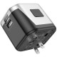 МЗП Hoco AC5 Level 2USB+Socket Black
