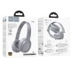 Накладні бездротові навушники Hoco W46 Charm Light blue gray