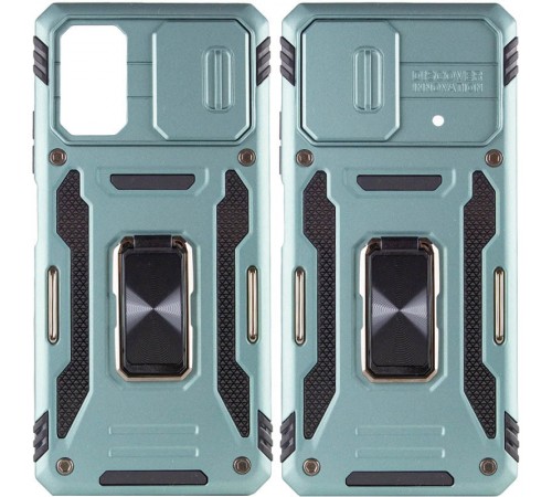 Ударостійкий чохол Camshield Army Ring для Xiaomi Poco F5 / Note 12 Turbo Зелений / Light Green Ударостійкий чохол Camshield Army Ring для Xiaomi Poco F5 / Note 12 Turbo Зелений / Light Green