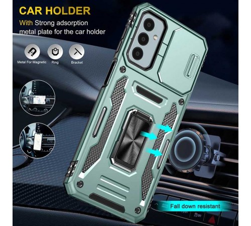 Ударостійкий чохол Camshield Army Ring для Samsung Galaxy A24 4G Зелений / Light Green Ударостійкий чохол Camshield Army Ring для Samsung Galaxy A24 4G Зелений / Light Green