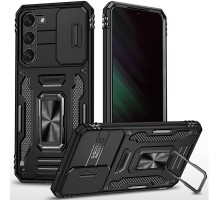 Ударостійкий чохол Camshield Army Ring для Samsung Galaxy S20 FE Чорний / Black