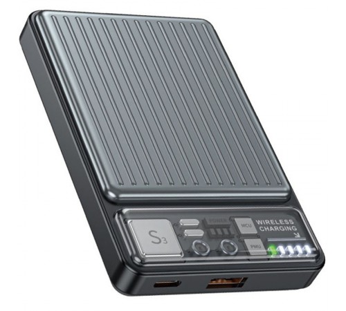 Портативний ЗП Power Bank Hoco Q18 Tourer 22.5W з БЗП 10000 mAh Black