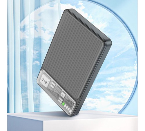 Портативний ЗП Power Bank Hoco Q18 Tourer 22.5W з БЗП 10000 mAh Black