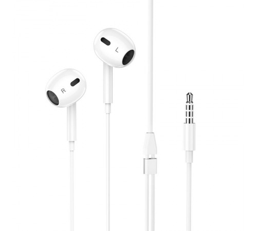 Стерео навушники Hoco M101 Max (3.5mm/1.2m) White Стерео навушники Hoco M101 Max (3.5mm/1.2m) White