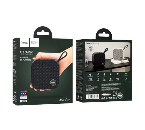 Bluetooth Колонка Hoco HC22 Auspicious sports Black