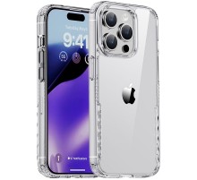 Чохол TPU+PC Multi-Color для Apple iPhone 15 Pro (6.1") Clear