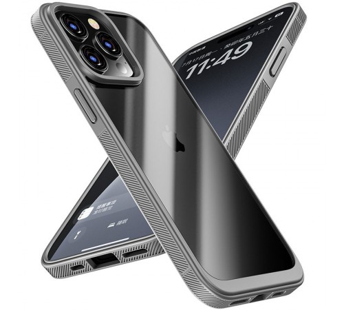 Чохол TPU+PC Pulse для Apple iPhone 15 Pro Max (6.7") Grey Чохол TPU+PC Pulse для Apple iPhone 15 Pro Max (6.7") Grey