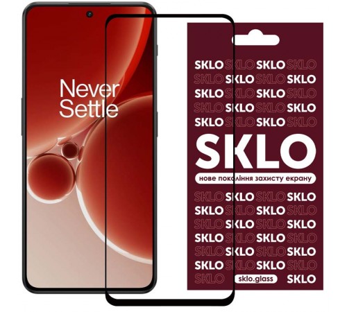 Захисне скло SKLO 3D для OnePlus Nord 3 / Nord 4 Чорний Захисне скло SKLO 3D для OnePlus Nord 3 / Nord 4 Чорний
