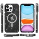 Чохол TPU Galaxy Sparkle (MagFit) для Apple iPhone 12 Pro Max (6.7") Black+Glitter