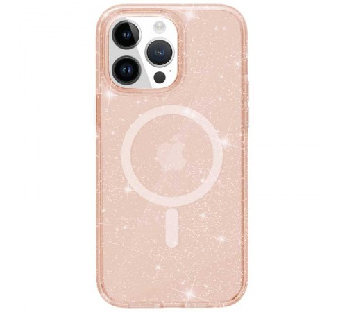 Чохол TPU Galaxy Sparkle (MagFit) для Apple iPhone 12 Pro Max (6.7") Gold+Glitter Чохол TPU Galaxy Sparkle (MagFit) для Apple iPhone 12 Pro Max (6.7") Gold+Glitter