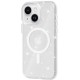 Чохол TPU Galaxy Sparkle (MagFit) для Apple iPhone 15 (6.1") Clear+Glitter