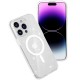 Чохол TPU Galaxy Sparkle (MagFit) для Apple iPhone 15 Pro (6.1") Clear+Glitter