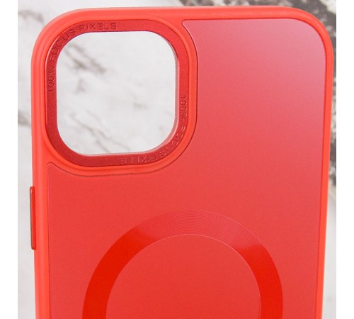Чохол TPU+Glass Sapphire Midnight Open Camera with MagSafe для Apple iPhone 15 (6.1") Червоний / Red Чохол TPU+Glass Sapphire Midnight Open Camera with MagSafe для Apple iPhone 15 (6.1") Червоний / Red