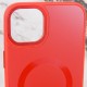 Чохол TPU+Glass Sapphire Midnight Open Camera with MagSafe для Apple iPhone 15 (6.1") Червоний / Red