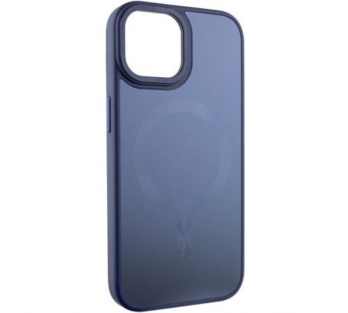 Чохол TPU+Glass Sapphire Midnight Open Camera with MagSafe для Apple iPhone 15 (6.1") Синій / Deep navy Чохол TPU+Glass Sapphire Midnight Open Camera with MagSafe для Apple iPhone 15 (6.1") Синій / Deep navy
