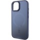 Чохол TPU+Glass Sapphire Midnight Open Camera with MagSafe для Apple iPhone 15 (6.1") Синій / Deep navy