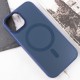 Чохол TPU+Glass Sapphire Midnight Open Camera with MagSafe для Apple iPhone 15 (6.1") Синій / Deep navy