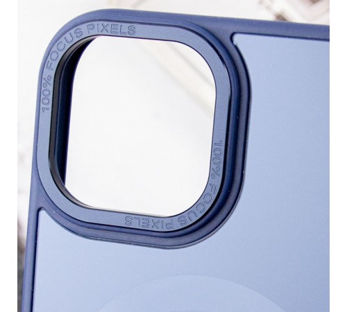 Чохол TPU+Glass Sapphire Midnight Open Camera with MagSafe для Apple iPhone 15 (6.1") Синій / Deep navy Чохол TPU+Glass Sapphire Midnight Open Camera with MagSafe для Apple iPhone 15 (6.1") Синій / Deep navy