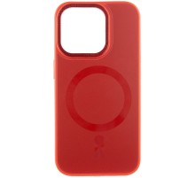 Чохол TPU+Glass Sapphire Midnight Open Camera with MagSafe для Apple iPhone 15 Pro (6.1") Червоний / Red