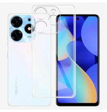 TPU чохол Epic Transparent 1,5mm Full Camera для TECNO Spark 10 Безбарвний (прозорий)