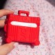 Силіконовий футляр Brand для навушників AirPods Pro + кільце Supreme red