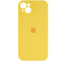 Чохол Silicone Case Full Camera Protective (AA) для Apple iPhone 15 (6.1") Жовтий / Yellow