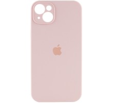 Чохол Silicone Case Full Camera Protective (AA) для Apple iPhone 15 (6.1") Рожевий / Pink Sand