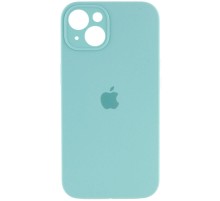 Чохол Silicone Case Full Camera Protective (AA) для Apple iPhone 15 (6.1") Бірюзовий / Marine Green