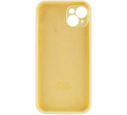 Чохол Silicone Case Full Camera Protective (AA) для Apple iPhone 15 (6.1") Жовтий / Mellow Yellow Чохол Silicone Case Full Camera Protective (AA) для Apple iPhone 15 (6.1") Жовтий / Mellow Yellow