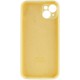 Чохол Silicone Case Full Camera Protective (AA) для Apple iPhone 15 (6.1") Жовтий / Mellow Yellow