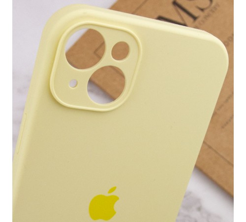Чохол Silicone Case Full Camera Protective (AA) для Apple iPhone 15 (6.1") Жовтий / Mellow Yellow Чохол Silicone Case Full Camera Protective (AA) для Apple iPhone 15 (6.1") Жовтий / Mellow Yellow