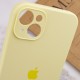 Чохол Silicone Case Full Camera Protective (AA) для Apple iPhone 15 (6.1") Жовтий / Mellow Yellow