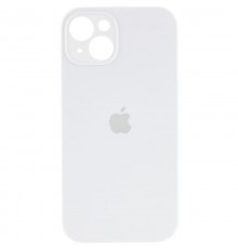 Чохол Silicone Case Full Camera Protective (AA) для Apple iPhone 15 (6.1") Білий / White / PVH