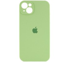 Чохол Silicone Case Full Camera Protective (AA) для Apple iPhone 15 Plus (6.7") М'ятний / Mint