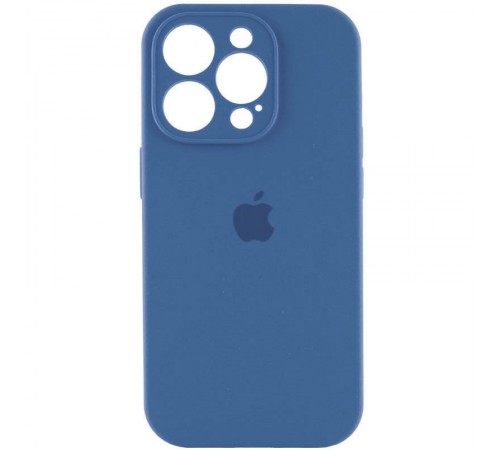 Чохол Silicone Case Full Camera Protective (AA) для Apple iPhone 15 Pro (6.1") Синій / Blue Jay Чохол Silicone Case Full Camera Protective (AA) для Apple iPhone 15 Pro (6.1") Синій / Blue Jay