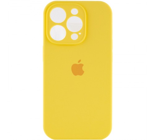 Чохол Silicone Case Full Camera Protective (AA) для Apple iPhone 15 Pro (6.1") Жовтий / Yellow / PVH Чохол Silicone Case Full Camera Protective (AA) для Apple iPhone 15 Pro (6.1") Жовтий / Yellow / PVH