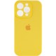 Чохол Silicone Case Full Camera Protective (AA) для Apple iPhone 15 Pro (6.1") Жовтий / Yellow / PVH