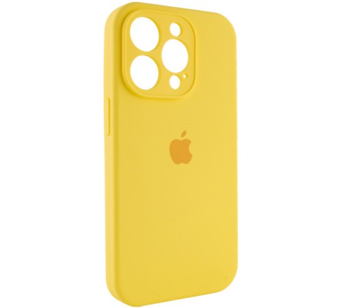 Чохол Silicone Case Full Camera Protective (AA) для Apple iPhone 15 Pro (6.1") Жовтий / Yellow / PVH Чохол Silicone Case Full Camera Protective (AA) для Apple iPhone 15 Pro (6.1") Жовтий / Yellow / PVH