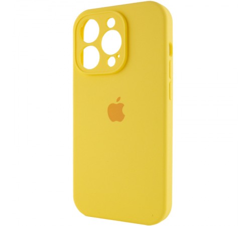 Чохол Silicone Case Full Camera Protective (AA) для Apple iPhone 15 Pro (6.1") Жовтий / Yellow / PVH Чохол Silicone Case Full Camera Protective (AA) для Apple iPhone 15 Pro (6.1") Жовтий / Yellow / PVH