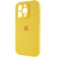 Чохол Silicone Case Full Camera Protective (AA) для Apple iPhone 15 Pro (6.1") Жовтий / Yellow / PVH