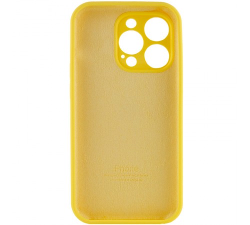 Чохол Silicone Case Full Camera Protective (AA) для Apple iPhone 15 Pro (6.1") Жовтий / Yellow / PVH Чохол Silicone Case Full Camera Protective (AA) для Apple iPhone 15 Pro (6.1") Жовтий / Yellow / PVH