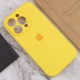 Чохол Silicone Case Full Camera Protective (AA) для Apple iPhone 15 Pro (6.1") Жовтий / Yellow / PVH
