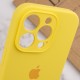 Чохол Silicone Case Full Camera Protective (AA) для Apple iPhone 15 Pro (6.1") Жовтий / Yellow / PVH