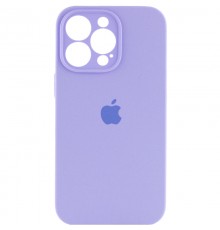 Чохол Silicone Case Full Camera Protective (AA) для Apple iPhone 15 Pro (6.1") Бузковий / Dasheen / PVH