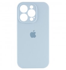 Чохол Silicone Case Full Camera Protective (AA) для Apple iPhone 15 Pro (6.1") Блакитний / Sweet Blue / PVH